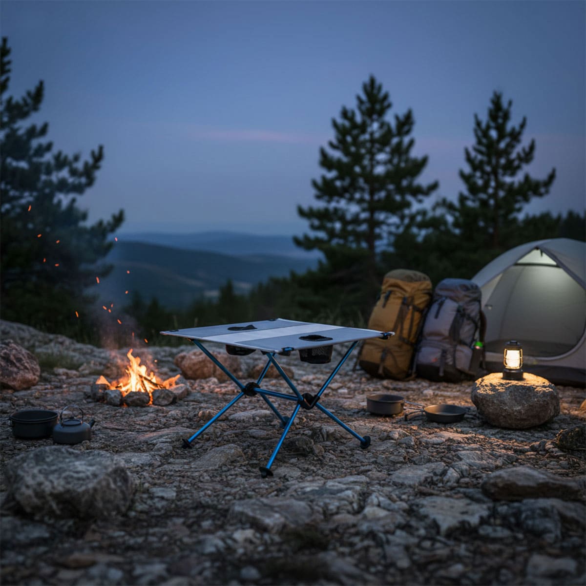 Ultralight Camp Table With Carry Bag