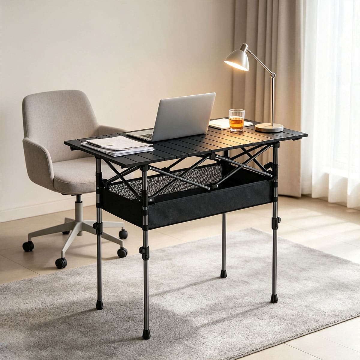 Compact Aluminum Folding Camping Table