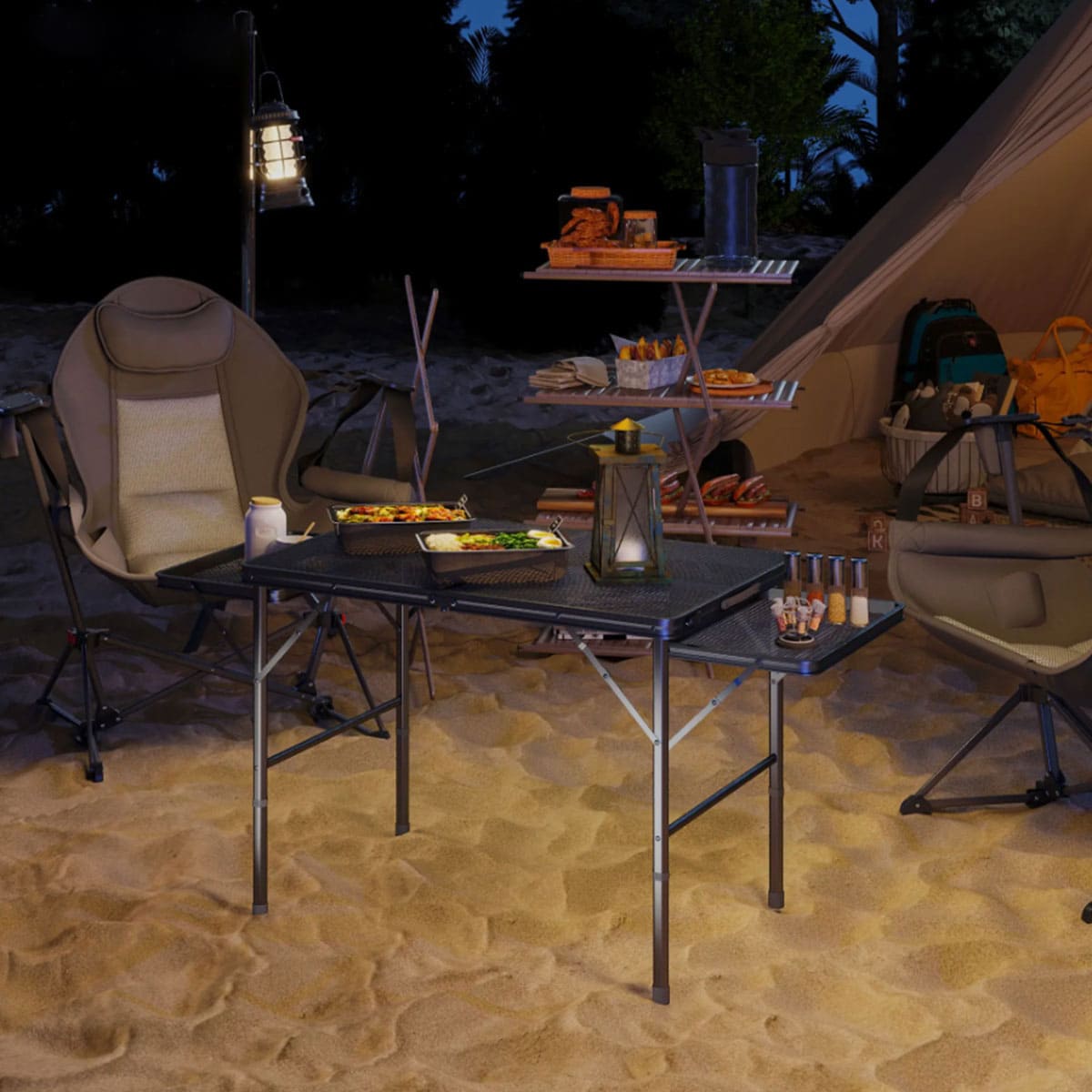 Portable Camping BBQ Table