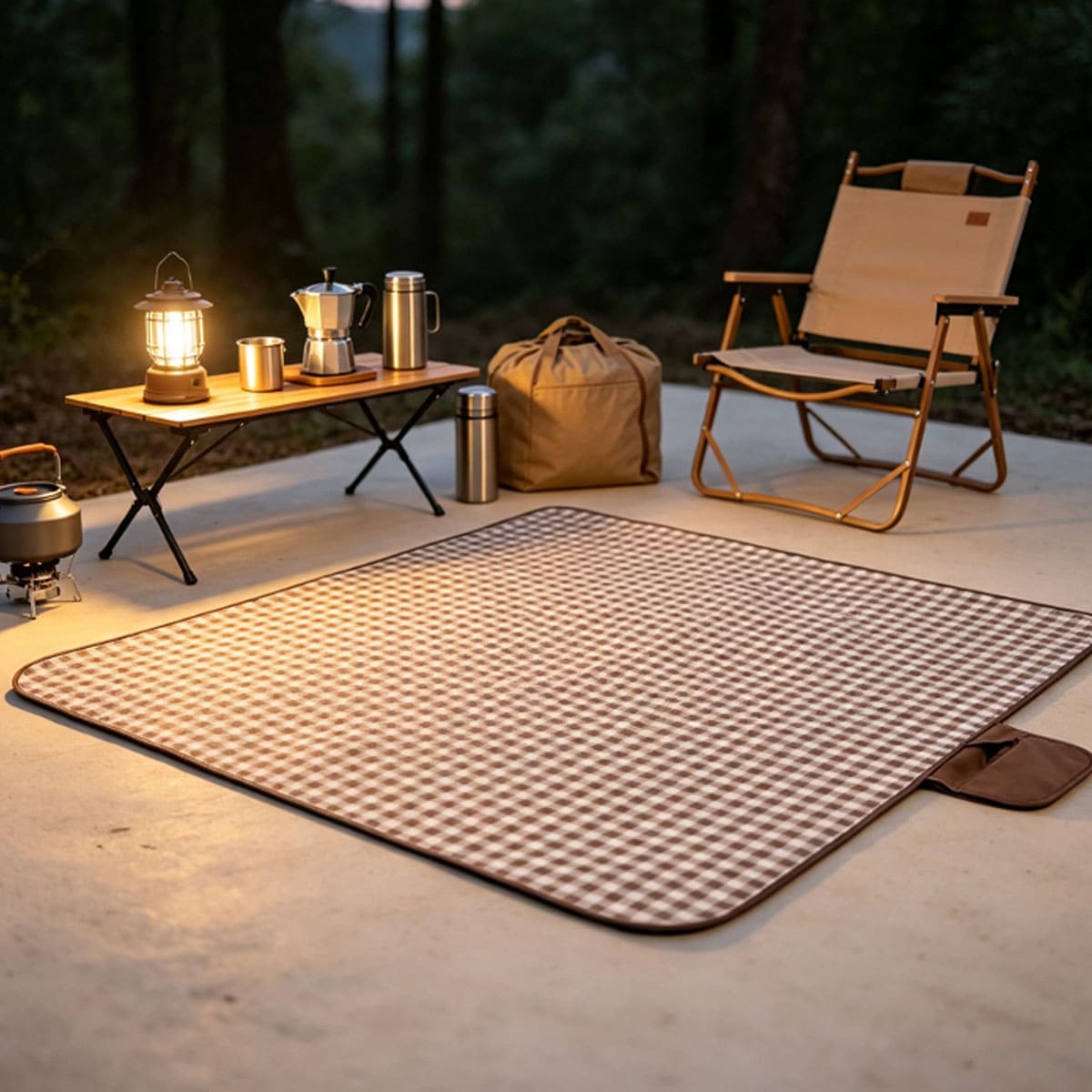 Waterproof Picnic Blanket with Carry Strap