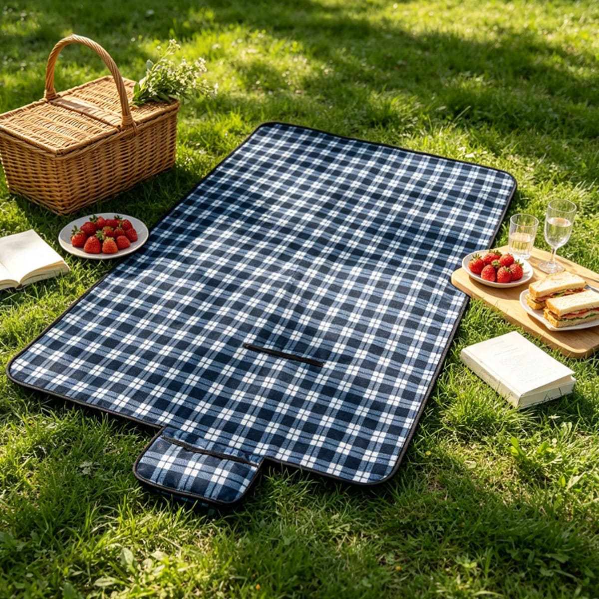 Camping Blanket, Waterproof with Carry Handle
