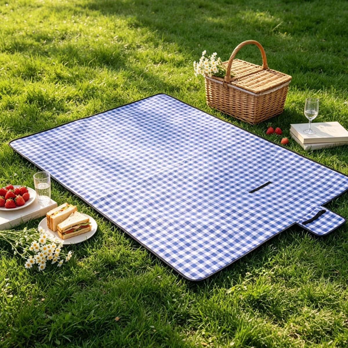 Sand Proof and Waterproof BBQ Picnic Blanket Mat