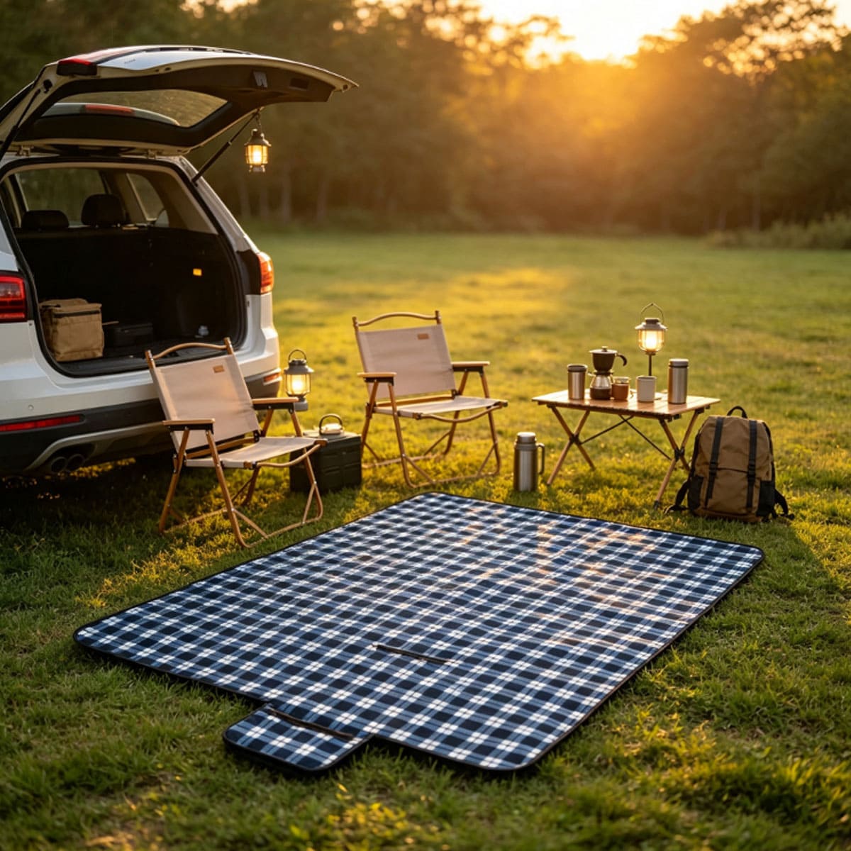 Camping Blanket, Waterproof with Carry Handle