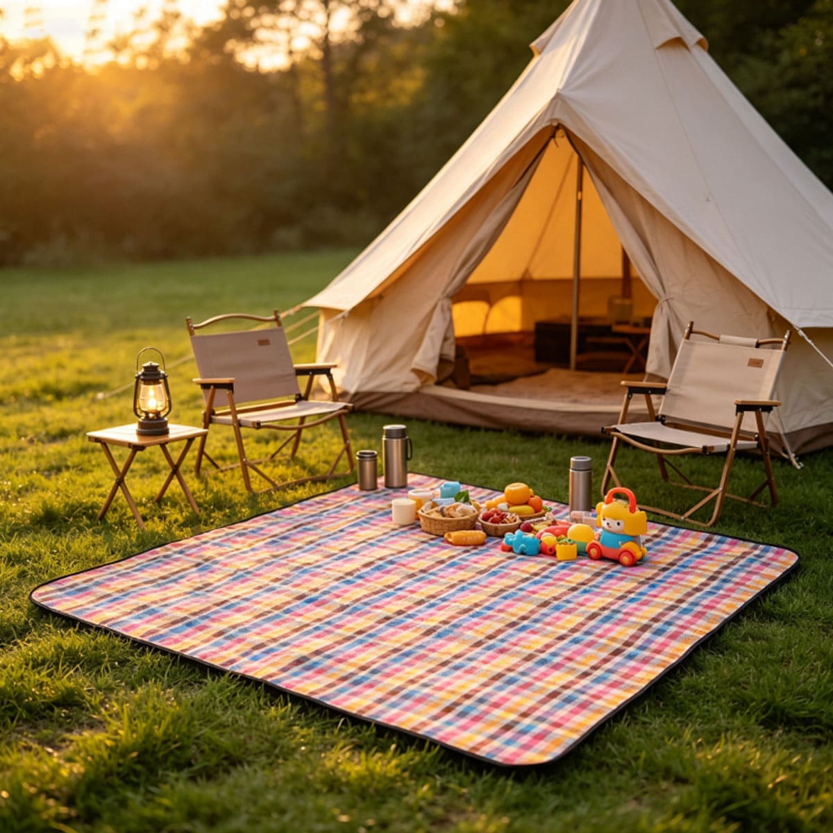 Portable Picnic Blanket for Beach Camping Hiking