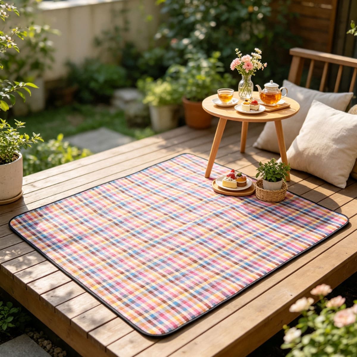 Portable Picnic Blanket for Beach Camping Hiking