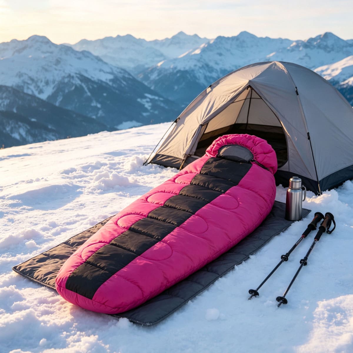 4-season adult backpack sleeping bag