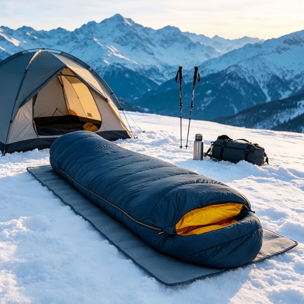 Mummy Style Waterproof Winter Sleeping Bag