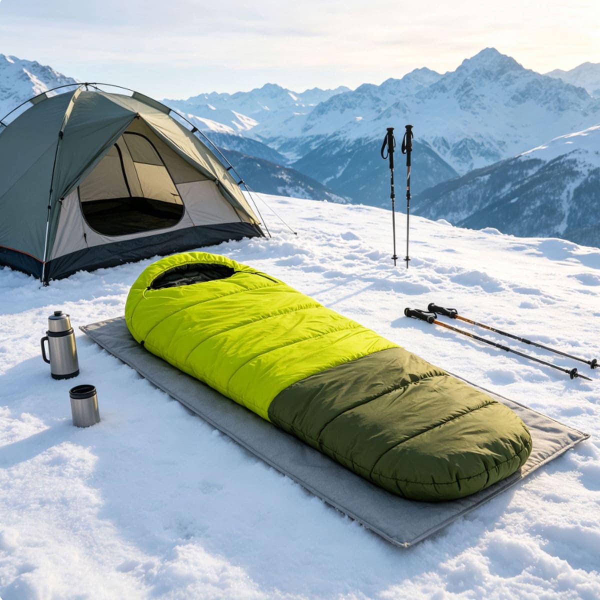 Outdoors adult mummy Sleeping Bag