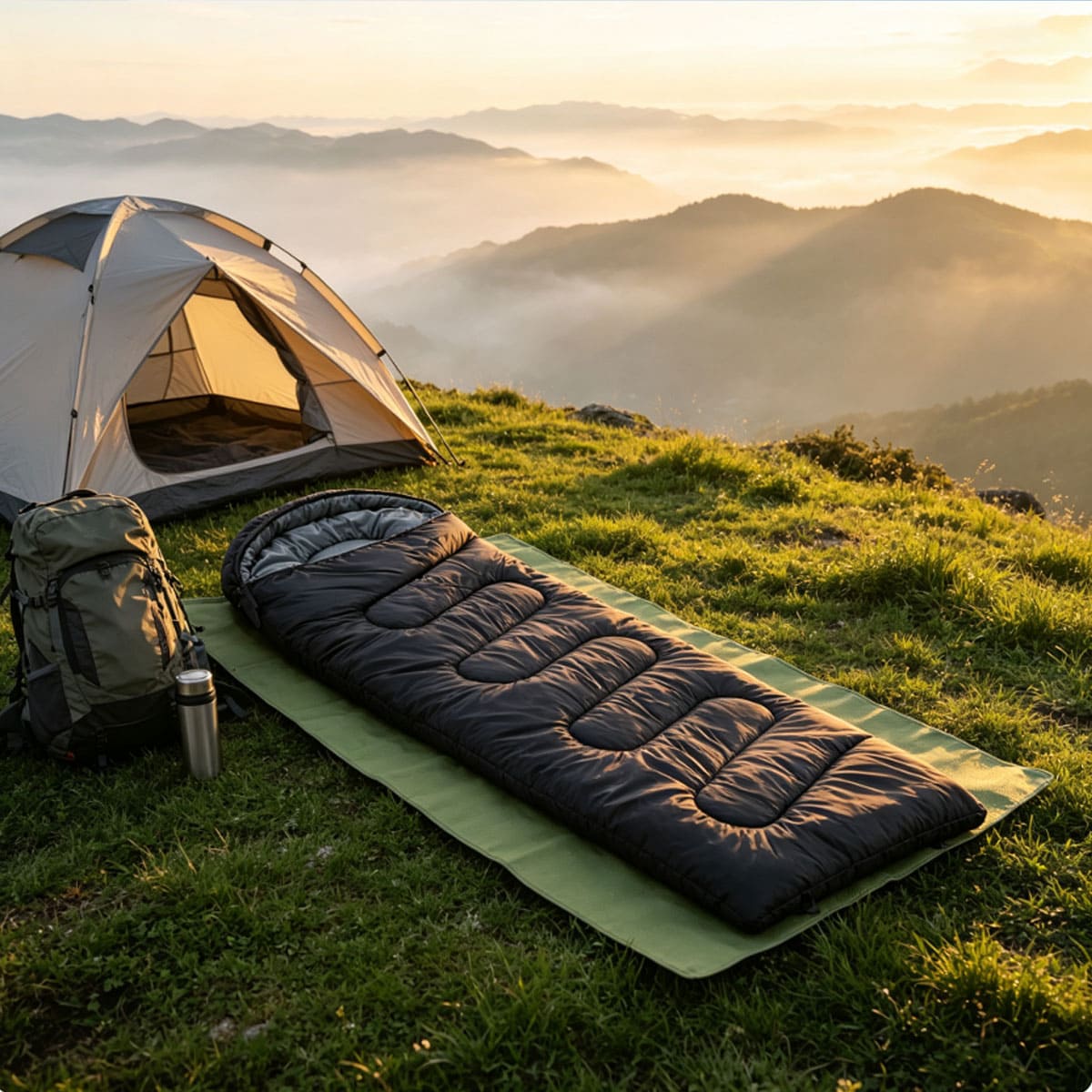 Lightweight 3 Season Envelope sleeping bag