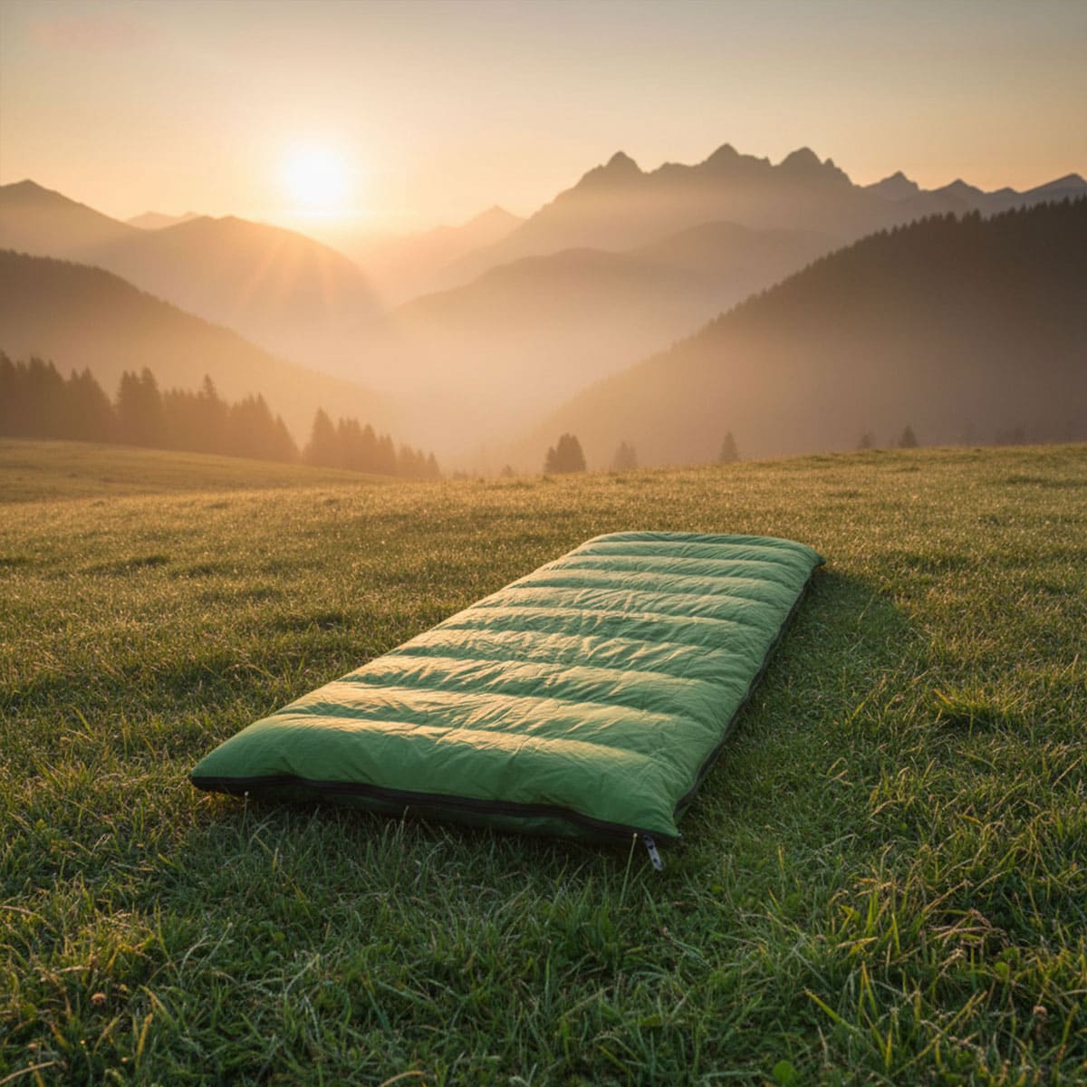 Adult Cold Weather Envelope Type Sleeping Bag