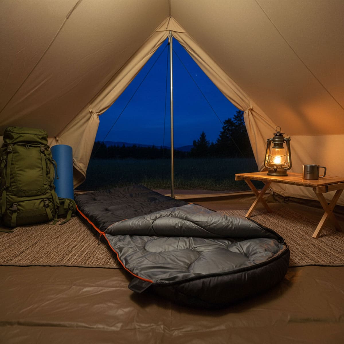 Lightweight 3 Season Envelope sleeping bag