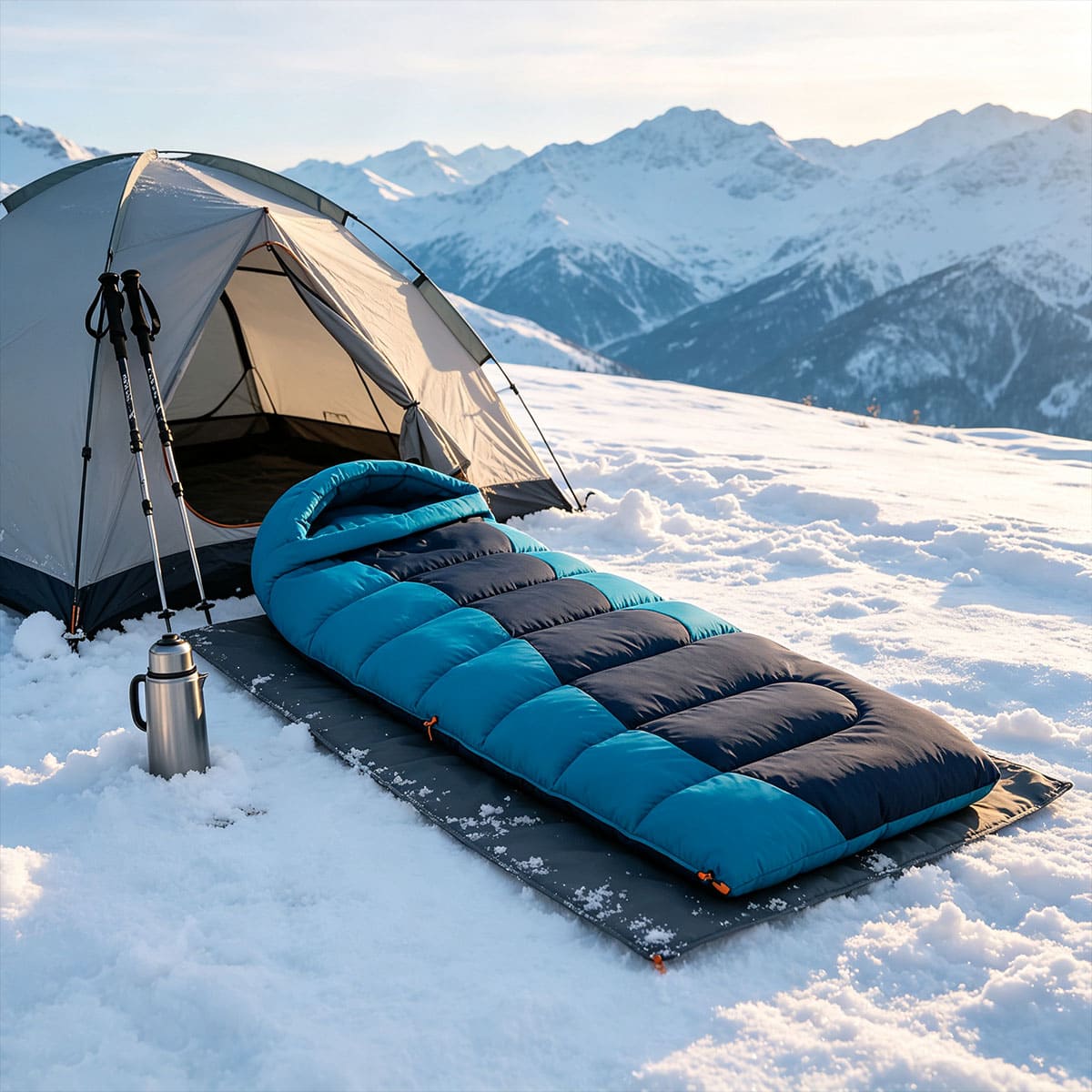 Lightweight waterproof sleeping bag