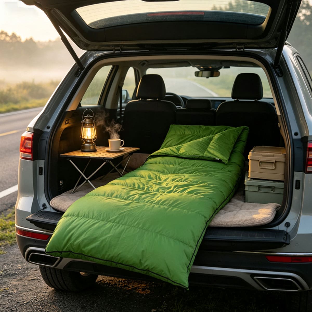 Adult Cold Weather Envelope Type Sleeping Bag