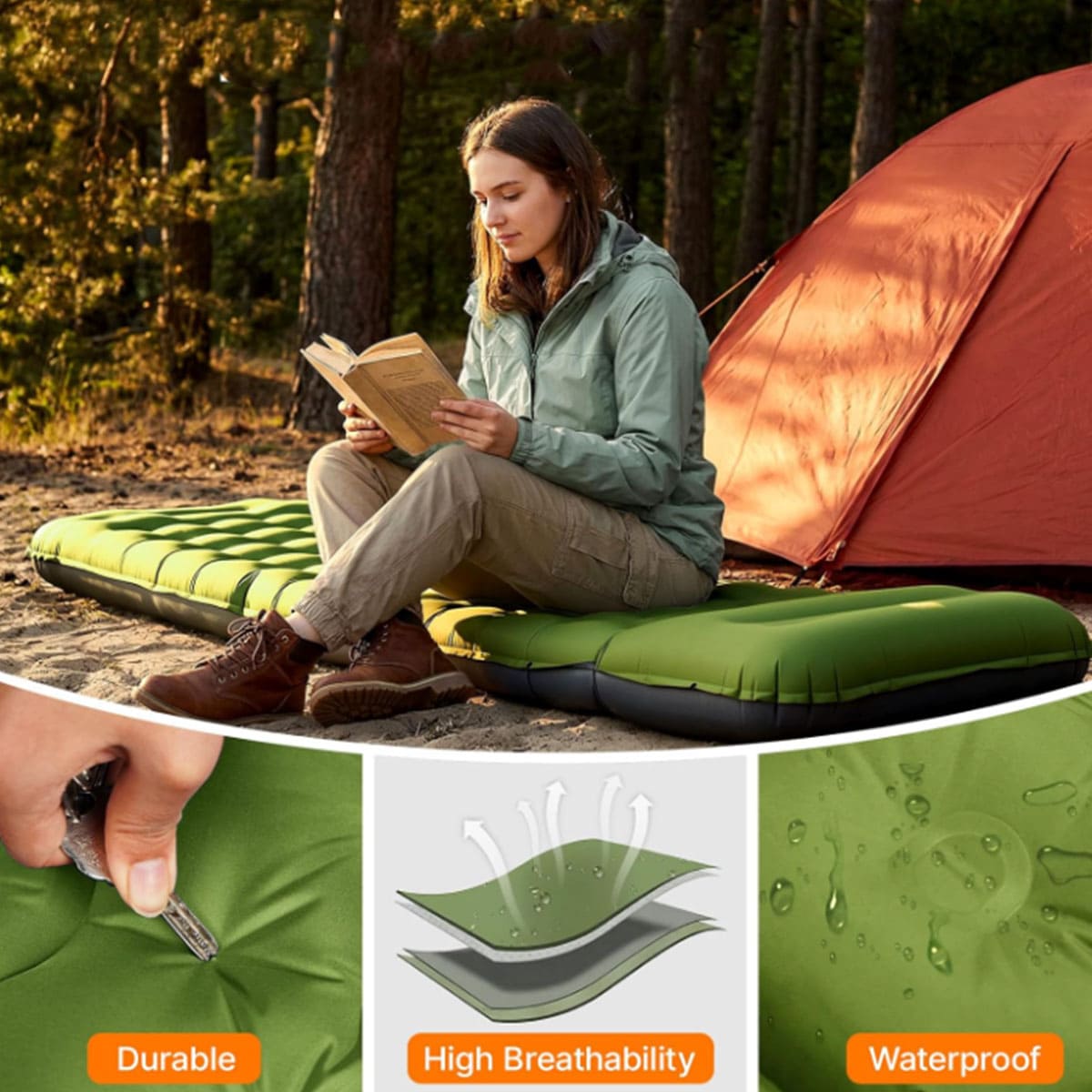 Extra Thick Camping Air Mattress