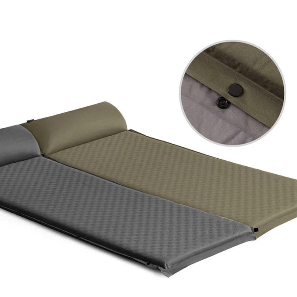 Self-expanding camping mat