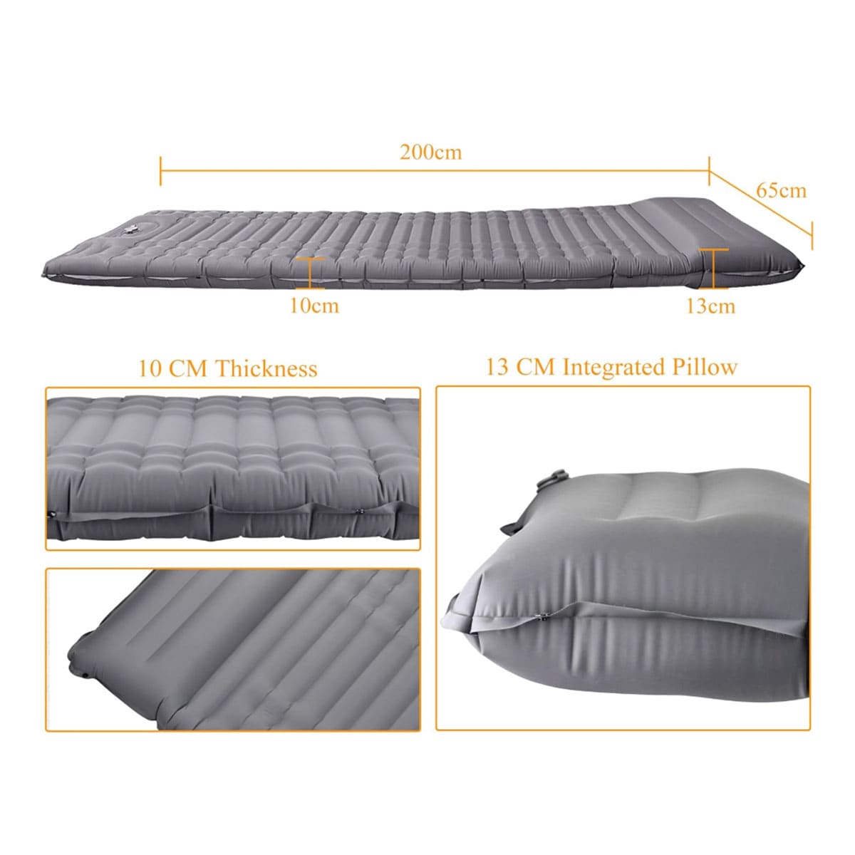 Quick-opening outdoor air cushion