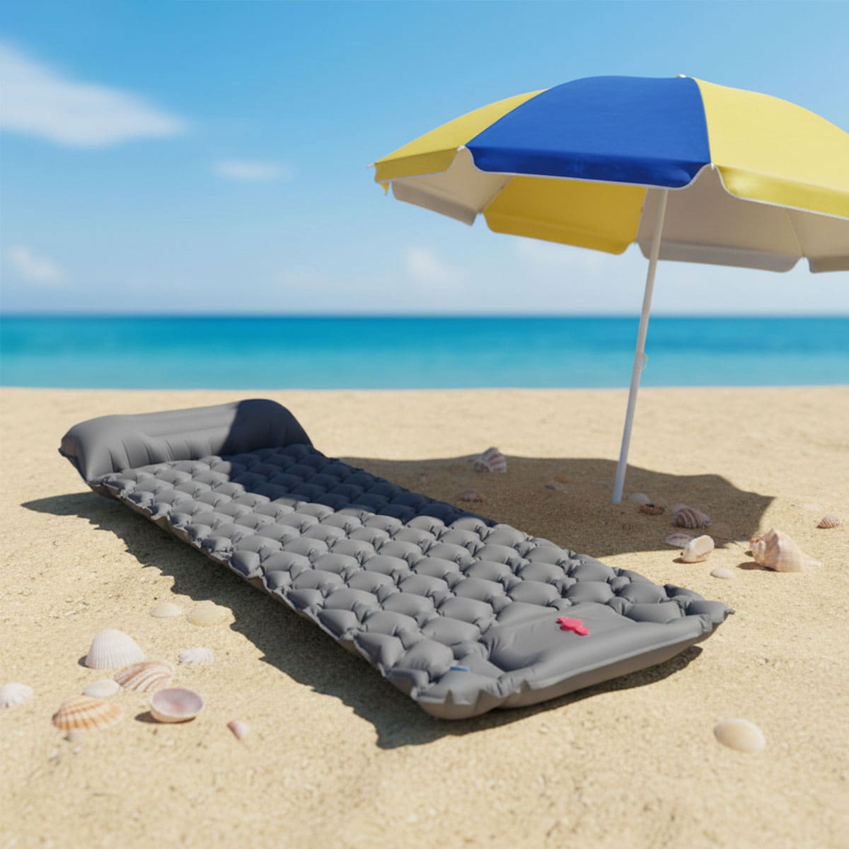Ultralight Inflatable Camping Mat with Pillow