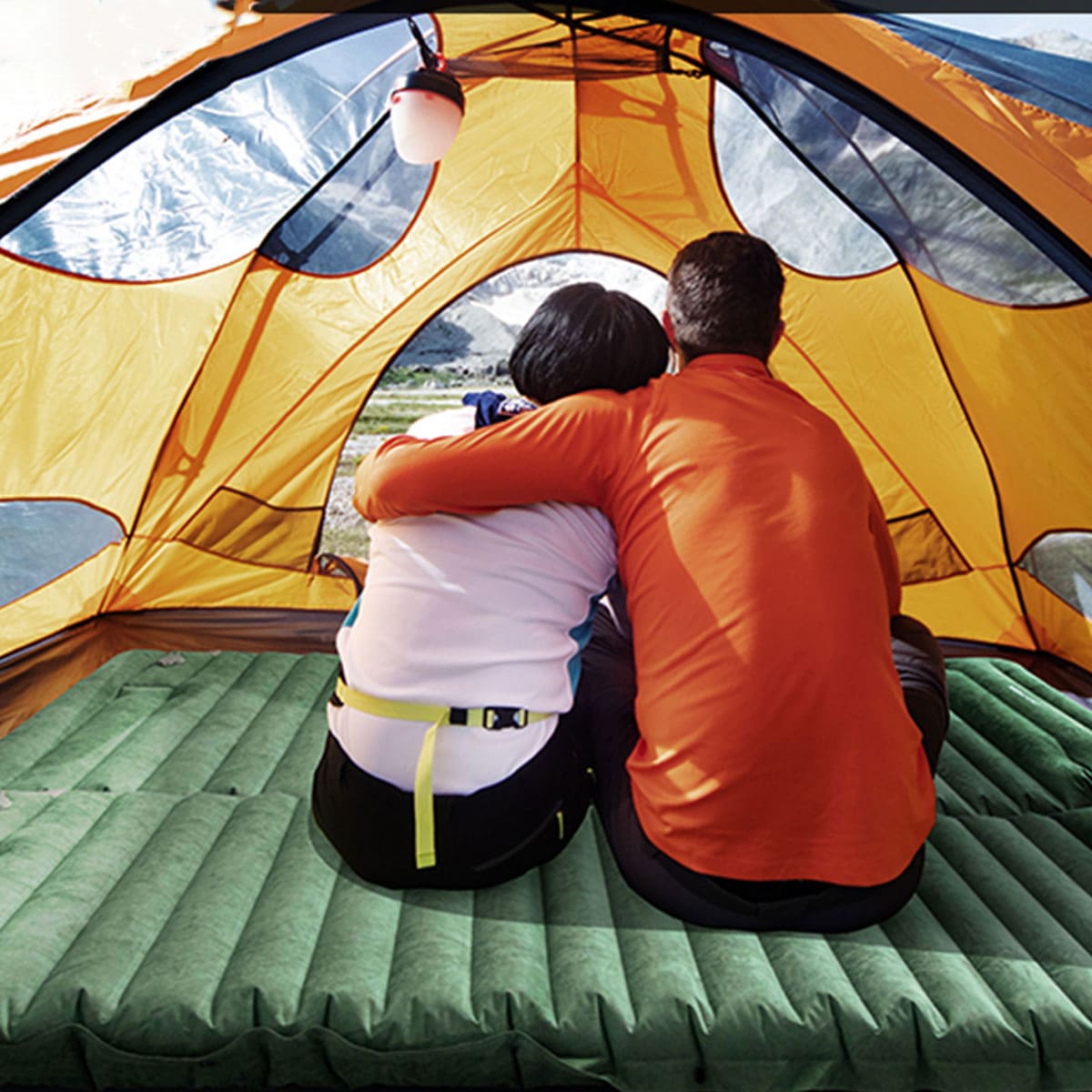 Thickened Inflatable Mattress with Foot Press Pump