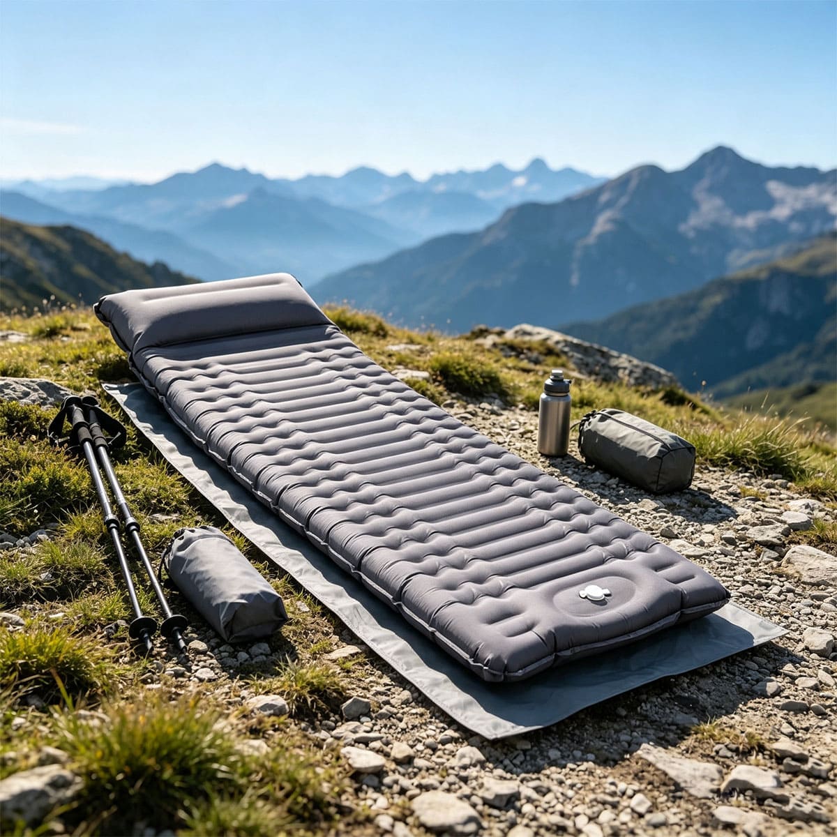 Quick-opening outdoor air cushion