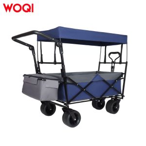 Collapsible Wagon with Canopy & Push Handle