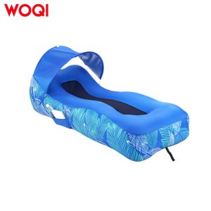 Inflatable Lounger Air Sofa with Sunshade