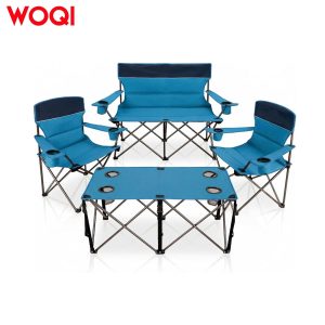 Oversized 4 Pcs Camping Chair Set with Table