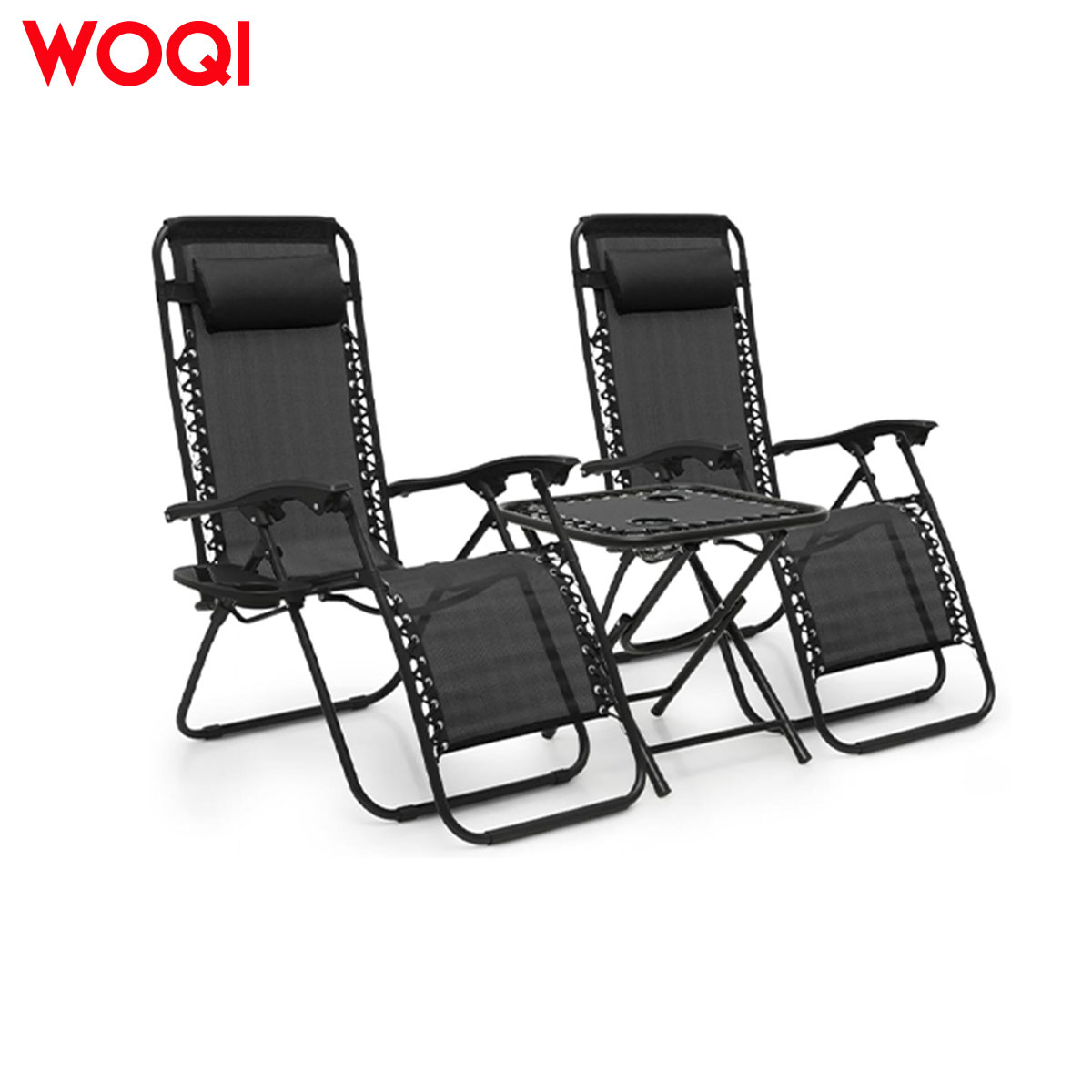 Zero Gravity Chair & Table for Outdoor Patio
