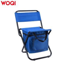 Portable outdoor folding ice pack chair
