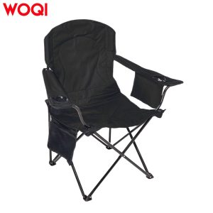 Portable camping chair with ice pack