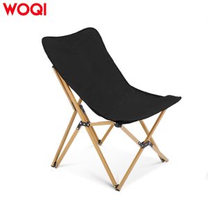 Wooden butterfly folding chair