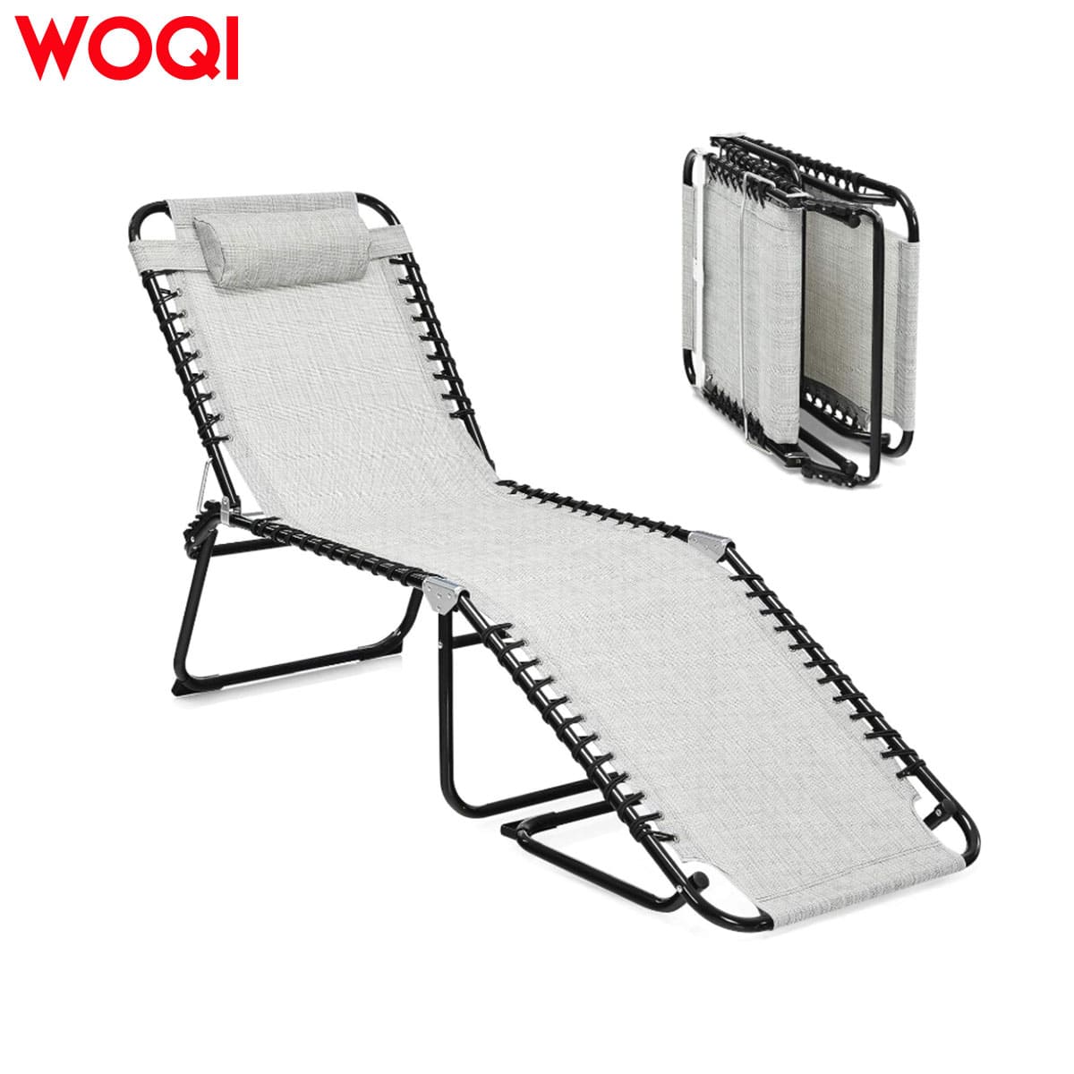 Adjustable Backrest Reclining Chaise Chair