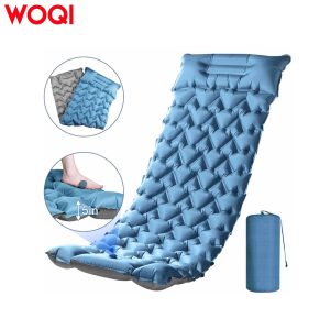 Compact inflatable sleeping pad