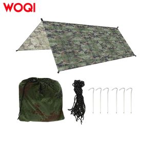 Camping tarpaulin flying tent