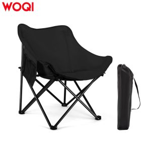 Foldable travel durable moon chair