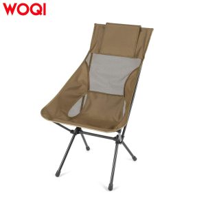 High-back portable moon chair