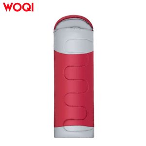 Red stitching envelope sleeping bag