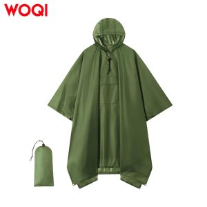 Hooded Rain Poncho for Adults