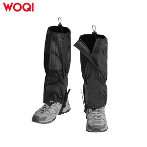 Adjustable Lightweight Black Gaiters