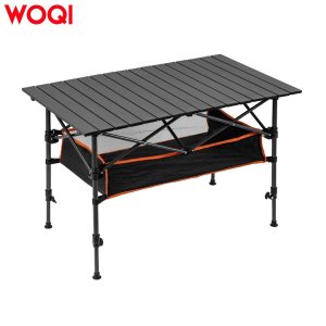 Portable Adjustable Height Folding Table