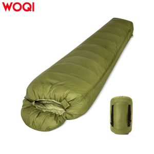 Warm Rectangular Cotton Filled Sleeping Bag