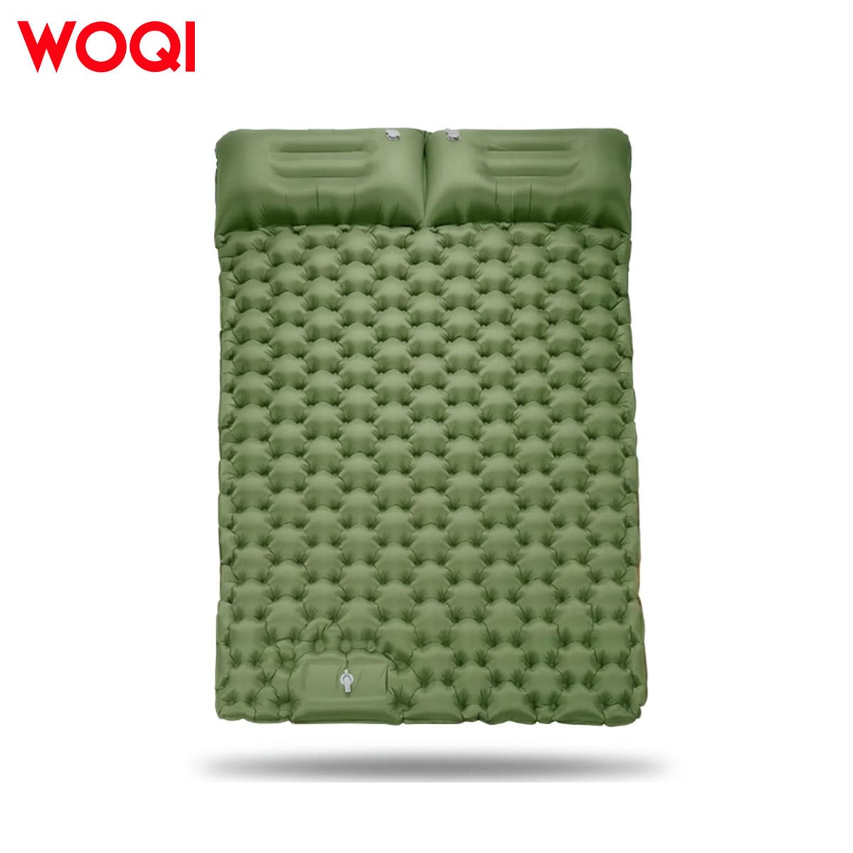 Two-person built-in foot pump sleeping pad